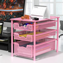 Load image into Gallery viewer, Compact 3-Tier Sliding Basket Organizer for Easy Access - Perfect for Kitchens