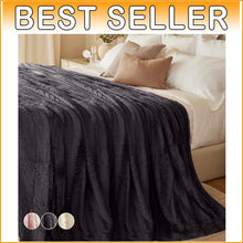 Load image into Gallery viewer, King Size Faux Fur Blanket 108x90 - Elegant Reversible Throw for All Seasons