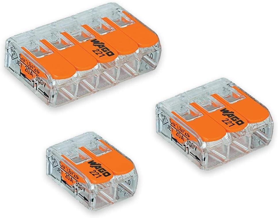 Wire Connector Assortment Pack - 175pc LEVER-NUTS for Fast, Reliable Connections