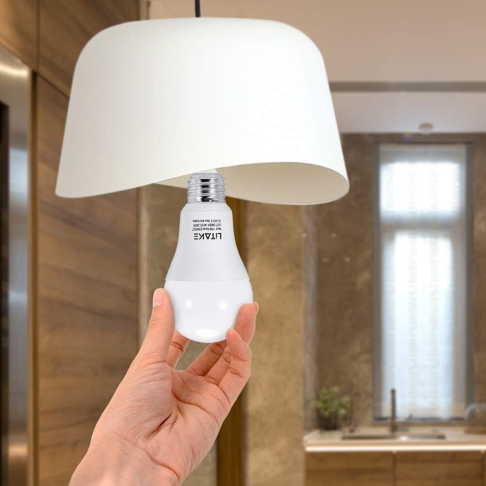 Bright 1600 Lumen Daylight LED Bulbs, 20,000 Hours Lifetime, E26 Base – 12 Pack