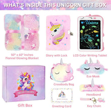 Load image into Gallery viewer, Magical 9PCS Unicorn Gift Set for Girls Aged 3-12 - Enchanting Birthday Surprise