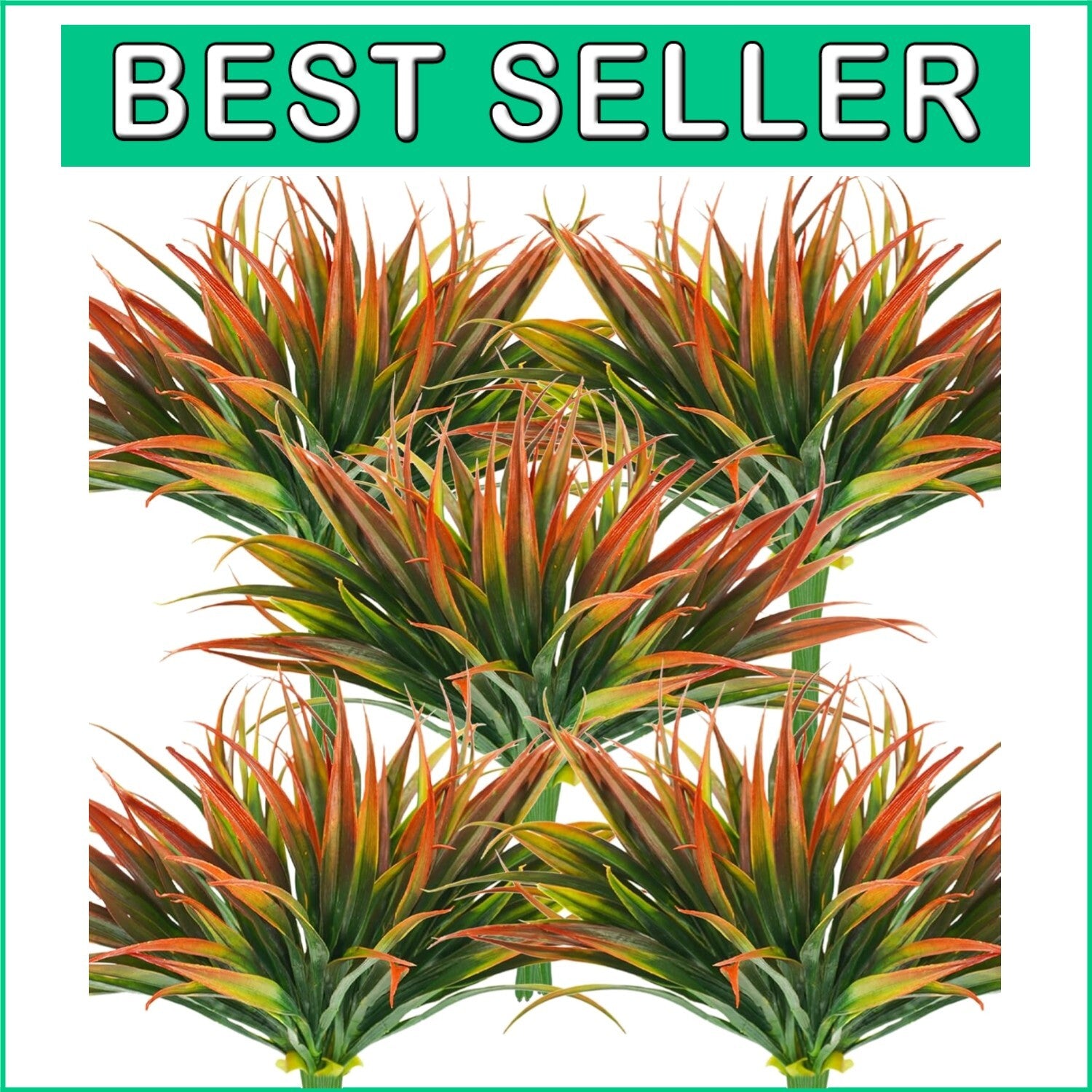 Customizable 17.3in Artificial Grass - 32 Pcs Lightweight Outdoor Decoration