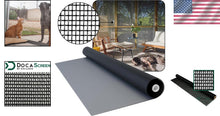 Load image into Gallery viewer, Heavy-Duty Pet Screen Mesh 48” x 100 ft for Window &amp; Door Protection - Charcoal