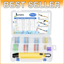 Load image into Gallery viewer, 810 PCS Waterproof Solder Seal Wire Connectors with Mini Heat Gun for Marine Use