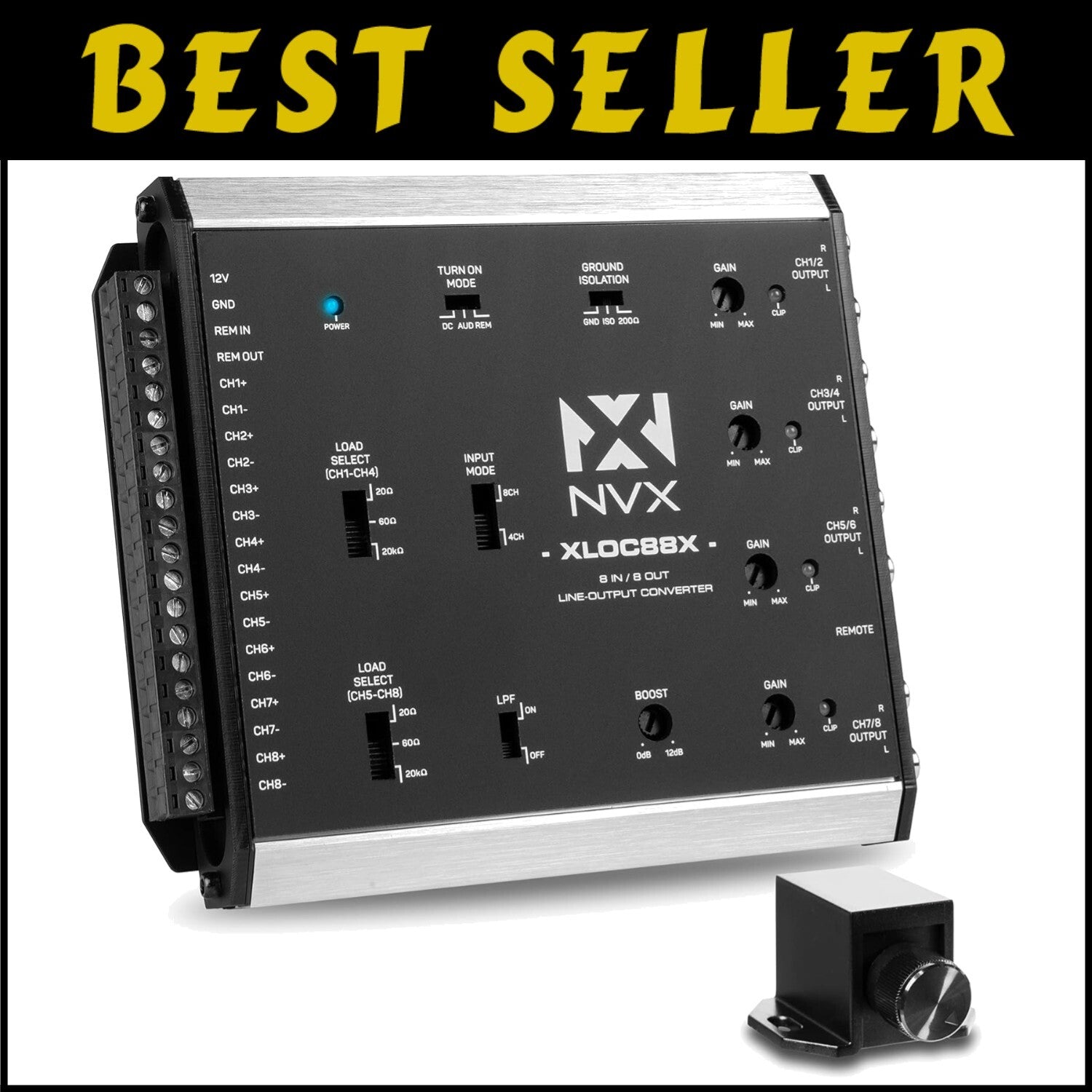 Active Line Output Converter - 8 Inputs & 8 Outputs for Superior Audio Control