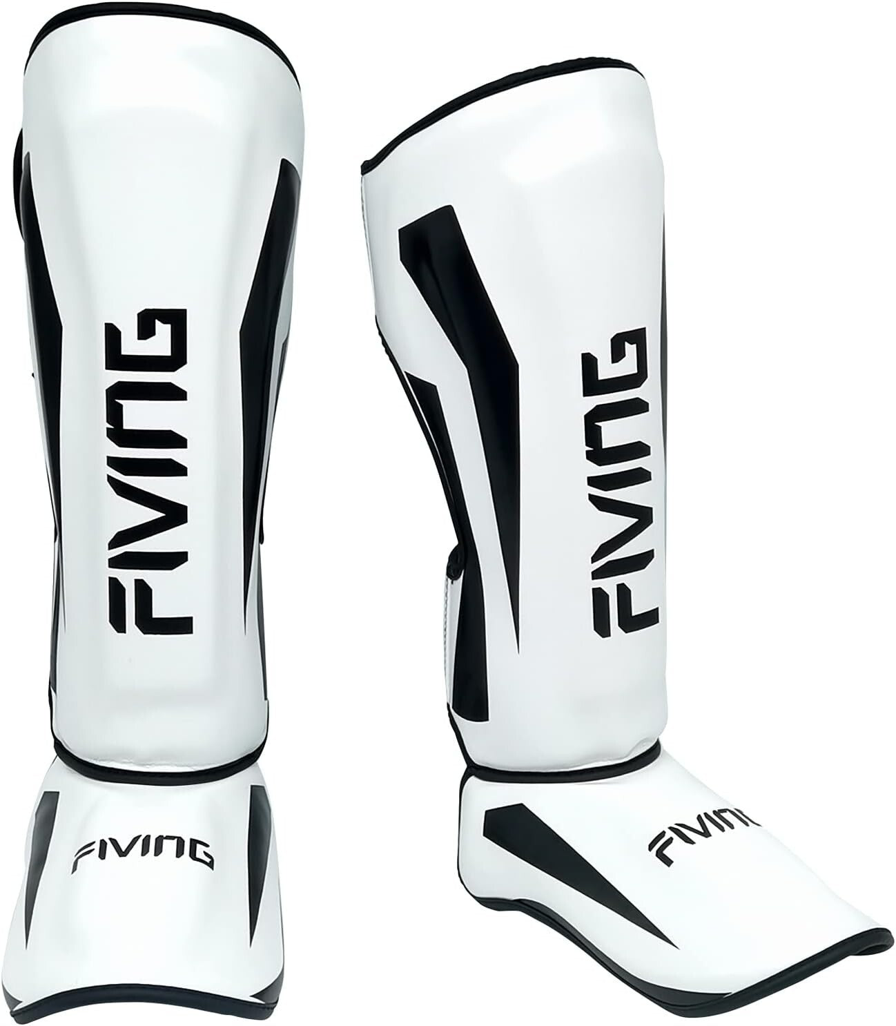Adjustable MMA Shin Guards - Padded Muay Thai Leg Guards for Premium Training