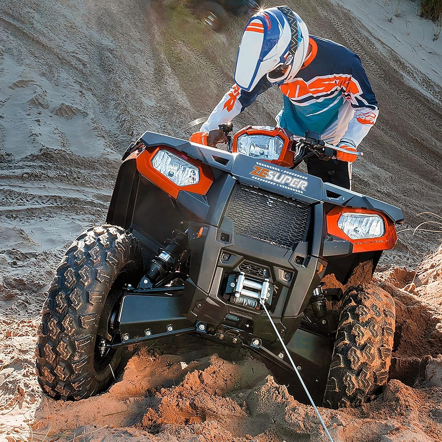 Compact 2500 lb Electric Winch with Steel Cable - Perfect for Boats & Trailers