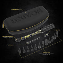Load image into Gallery viewer, Professional 1/4-Inch Drive Bike Torque Wrench Kit with 72-Tooth Precision Gear