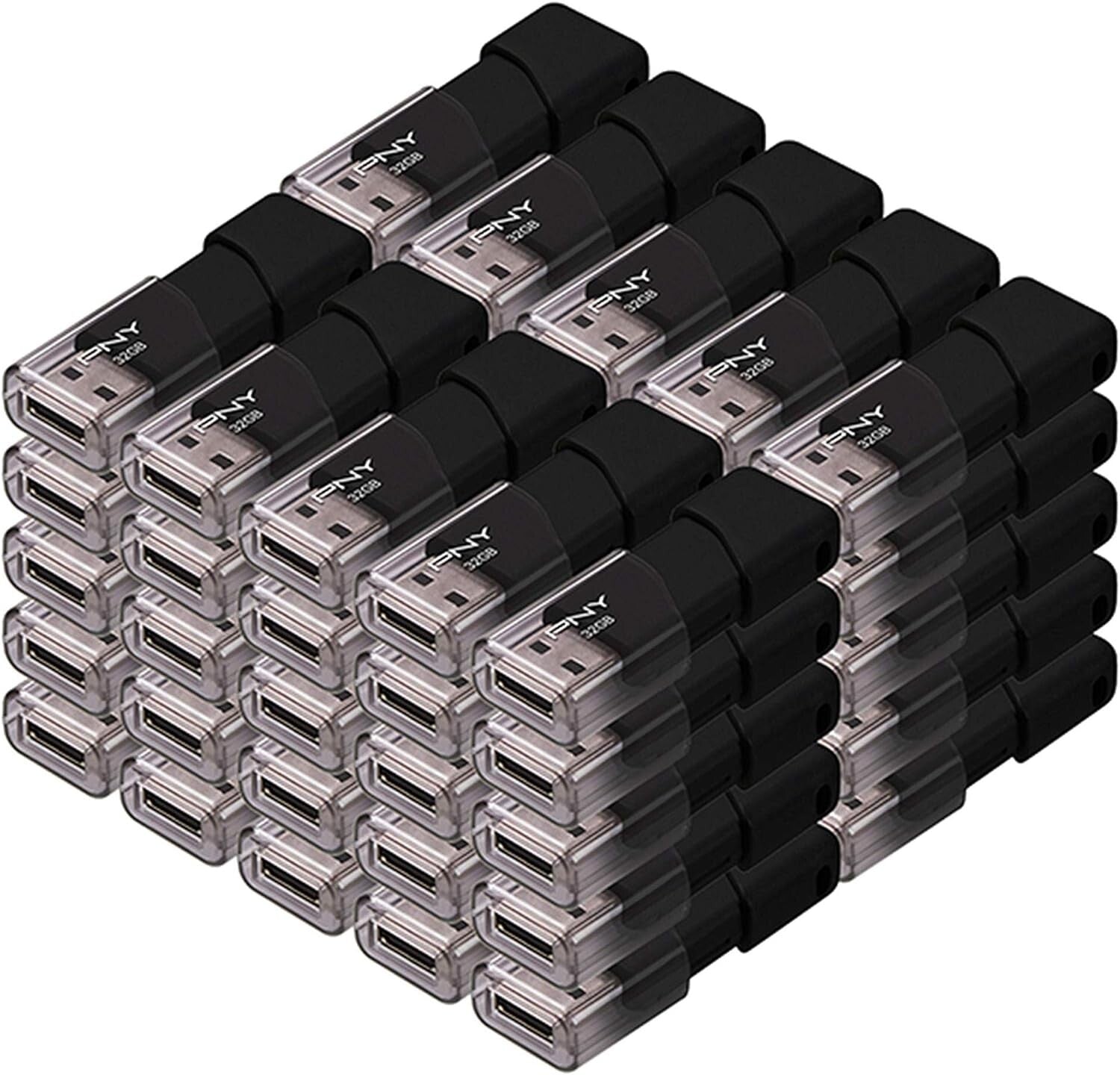 Bulk 50 Pack of 32GB USB 2.0 Flash Drives - Durable & Lightweight Design