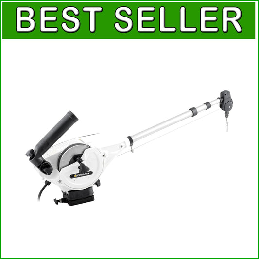 Stainless Steel Electric Downrigger with 24-53" Adjustable Boom for All Fishing