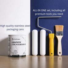 Load image into Gallery viewer, All-in-One Non-Toxic Epoxy Countertop Paint Kit: Gloss Finish for Stone Surfaces