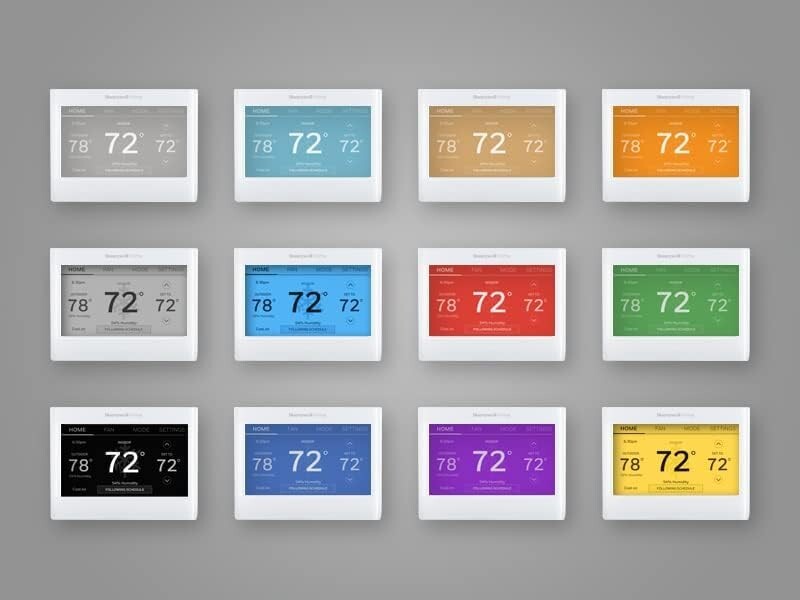 Wi-Fi Programmable Touch Screen Thermostat - Custom Colors, Smart Response Tech