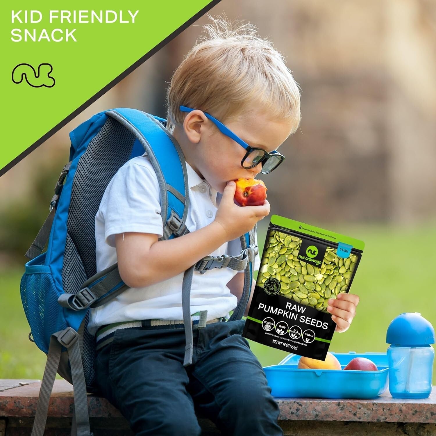 80oz Raw Pumpkin Seeds Pepitas - Unsalted Crunchy Vegan Snack in Resealable Bag