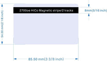 Load image into Gallery viewer, Durable 100-Packs PVC Card - Hico Magnetic Stripe with Printable Smart Cards