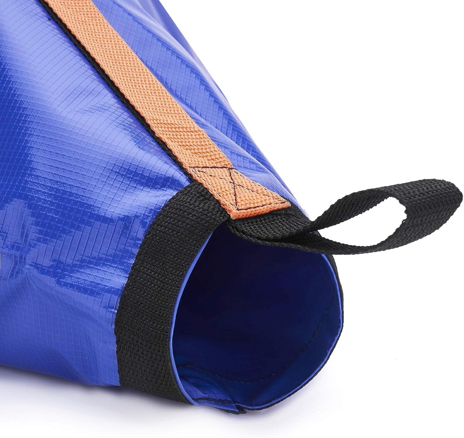 Durable 50in Drift Sock for Fishing - Blue PVC Drogue for Boat & Kayak Stability