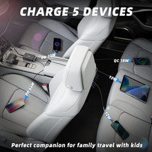 Load image into Gallery viewer, 5-Ports USB C Car Charger - Safety Certified 120W Adapter for All Smart Devices