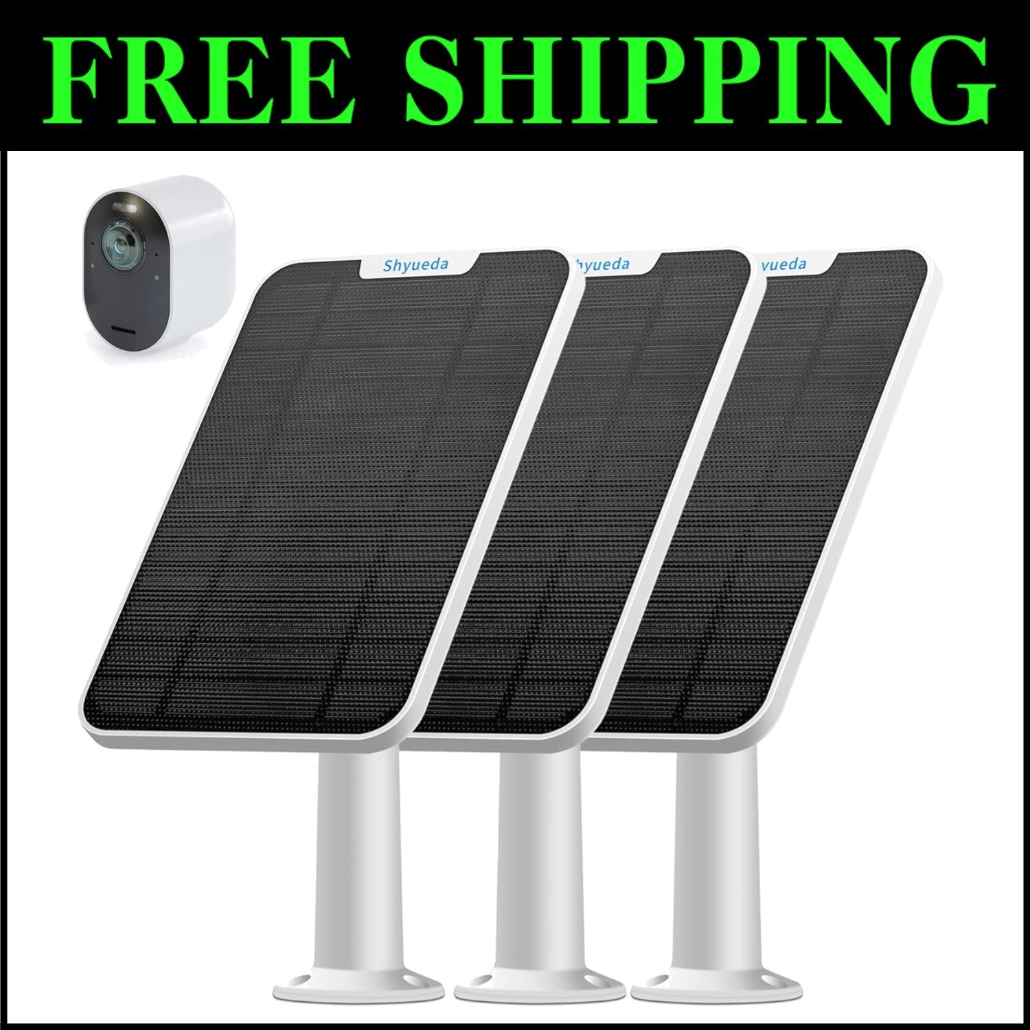 4W Solar Panel with Magnetic Connector for Arlo Pro 3/4/5S - Quick Charging