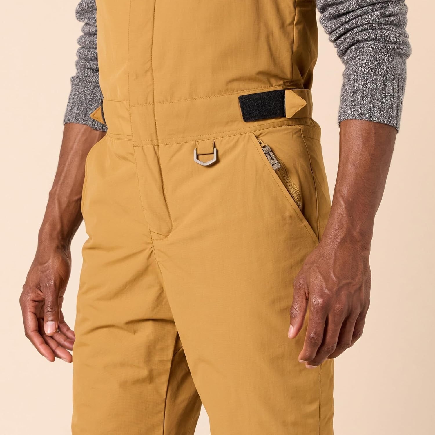 Men's Water-Resistant Bib Overalls - Perfect for Winter Sports and Activities