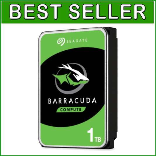 BarraCuda 1TB 7200 RPM 3.5'' SATA Internal Hard Drive for Gaming & Editing