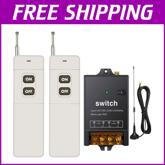 Smart Remote Control Switch - 40A Relay for Reliable Electrical Management