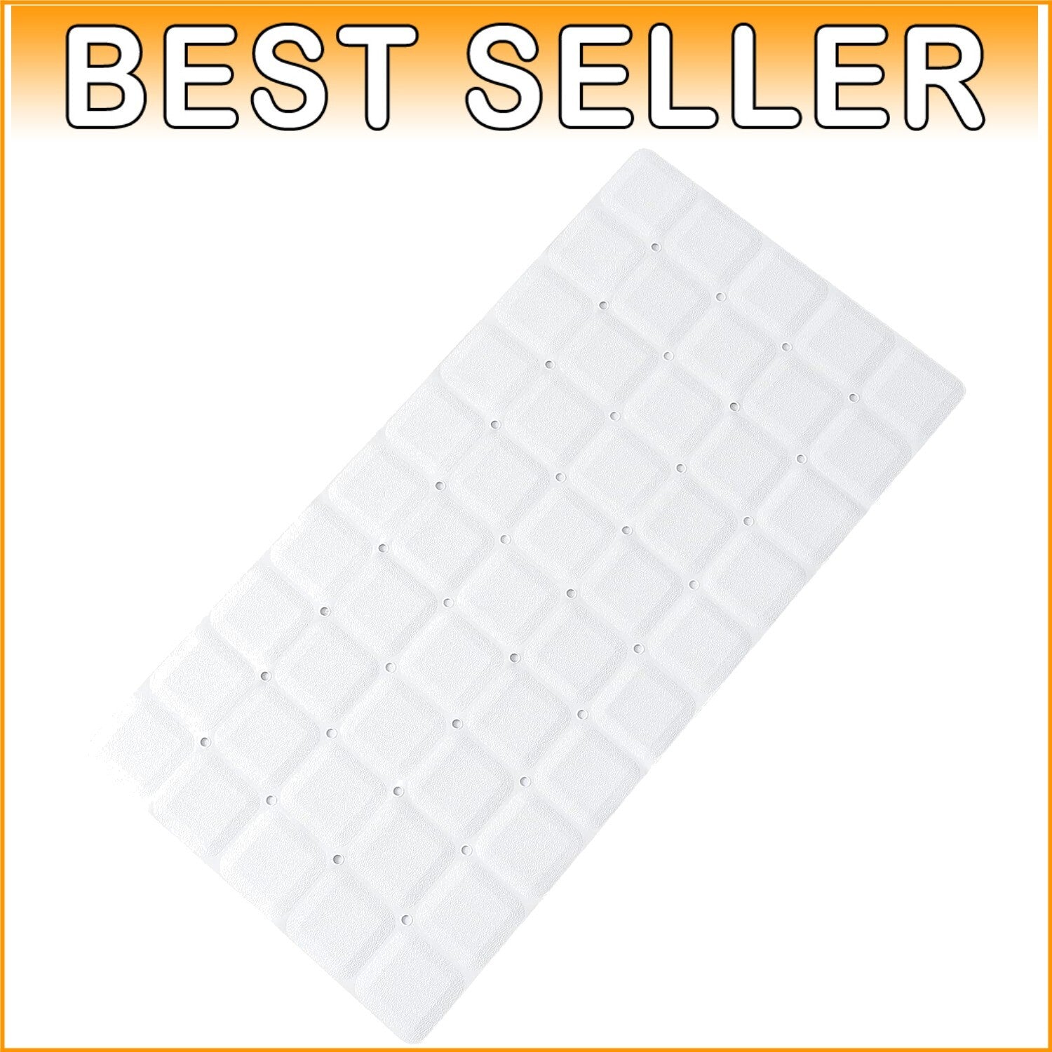 Foldable Non-Slip Bathtub Mat - 35.8x17.7 for Textured and Refinished Tubs