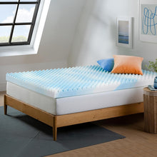 Load image into Gallery viewer, Airflow-Designed Cooling Mattress Topper - 4-Inch Twin Size for Sweet Dreams