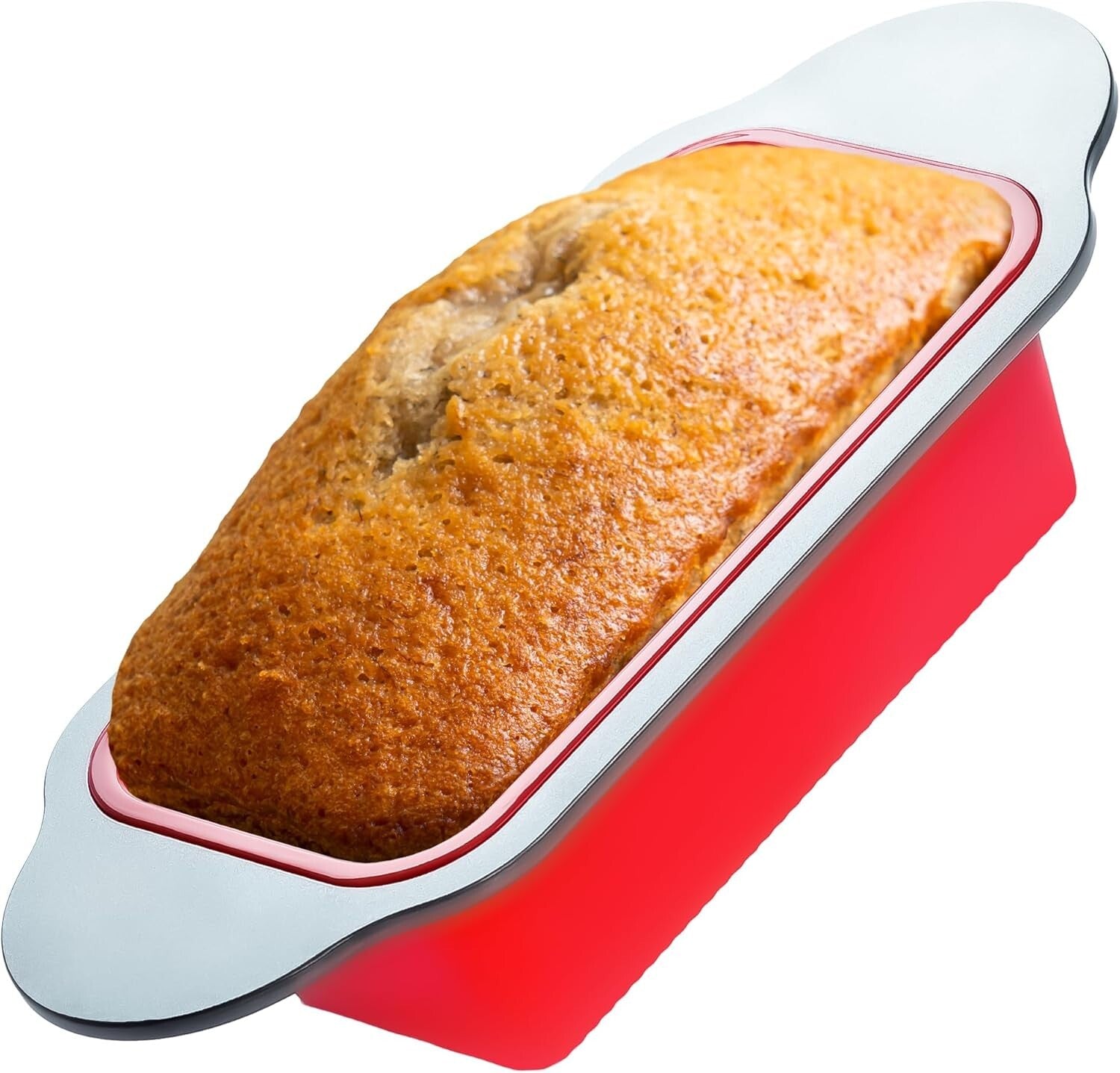 9x5 Premium Silicone Bread Loaf Pan - Dishwasher Safe with Heavy-Duty Design