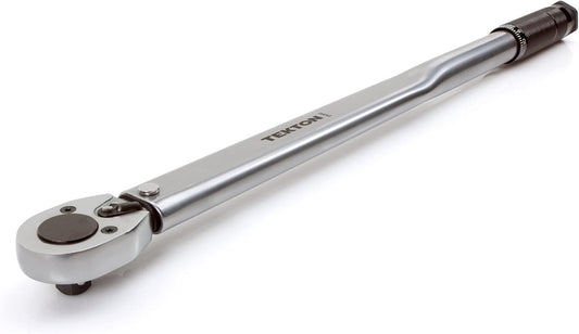 High-Contrast Torque Wrench, 1/2 Inch Drive, 25-250 ft.-lb. with Click Feedback