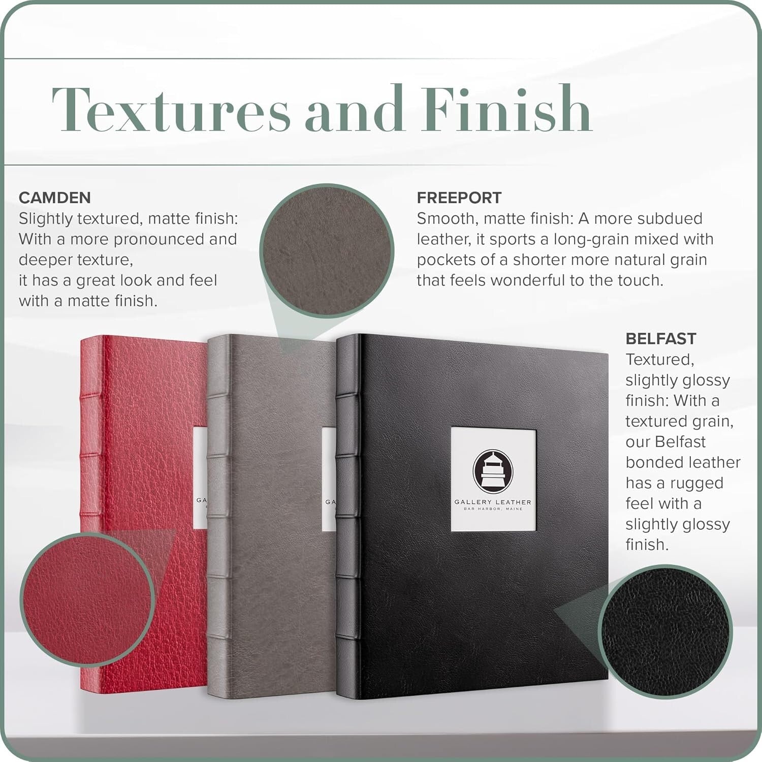 Camden Red Presentation Binder - 3 Ring with Clear Sleeves & Hubbed Spine