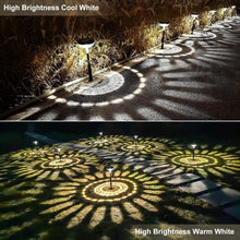 Load image into Gallery viewer, Durable Solar Powered Pathway Lights - 8 Pack with Adjustable Height &amp; LED Modes