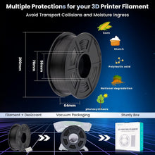 Load image into Gallery viewer, Neatly Wound 3D Printer PLA+ Filament - 1.75mm, 10 Color Variety, Effortless Use