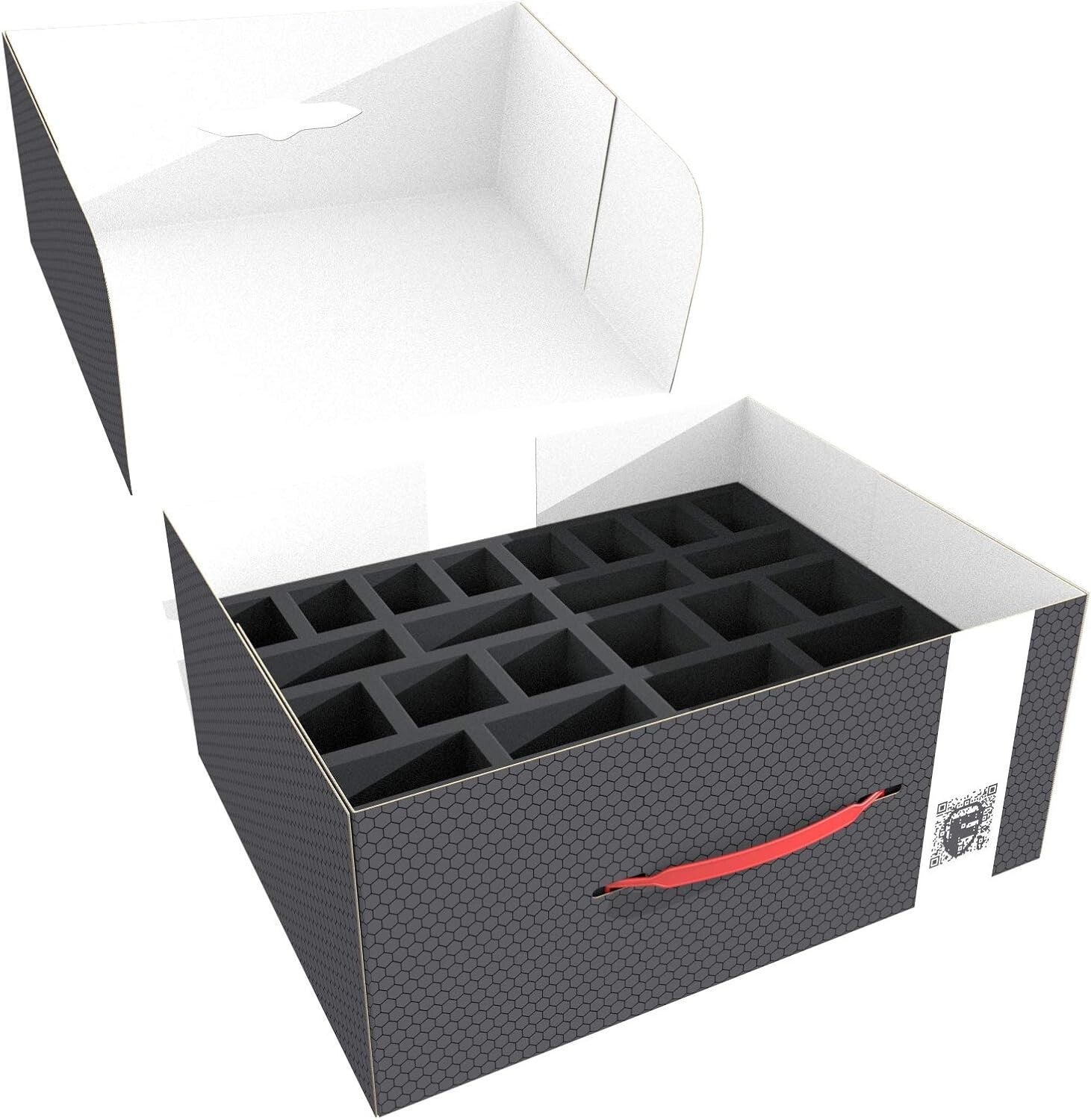 Lightweight Rectangular Storage Box for Large Miniatures - Classic Organization