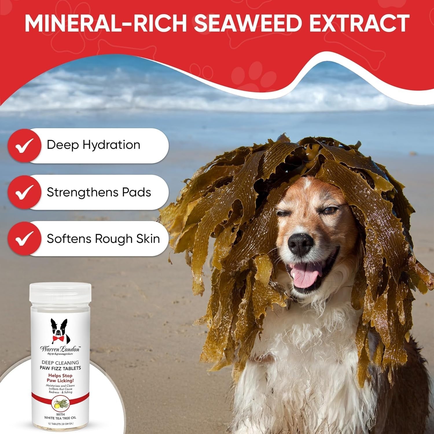 Deep Cleaning Paw Soak Fizz Balls: 300 Groomer-Size Relief Tablets for Dogs