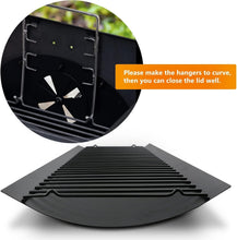 Load image into Gallery viewer, Premium 27" Ash Pan with Fire Grate Hangers for Chargriller &amp; Charbroil Grills