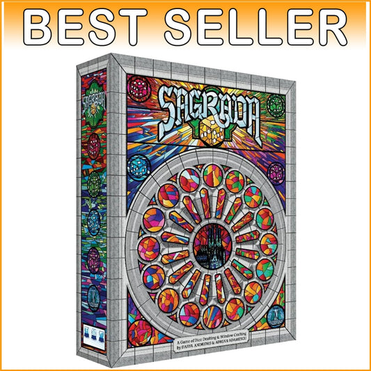 Engaging Sagrada Board Game for Kids & Adults - Create Stunning Windows