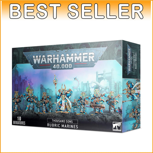 10 Rubric Marines Plastic Model Kit - Customize with Inferno Guns & Sorcerer!