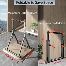 Load image into Gallery viewer, Multifunction Adjustable Pull Up Bar and Dip Station for Home &amp; Outdoor Training