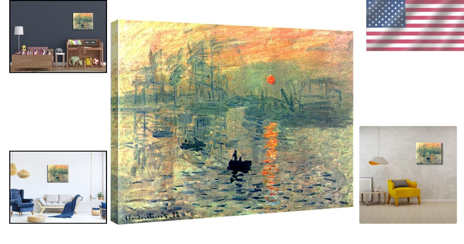 Gallery Wrapped Impression Sunrise Canvas - Perfect Gift for Art Lovers