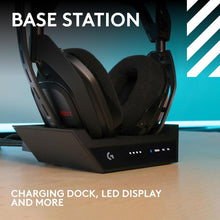 Load image into Gallery viewer, Astro A50 X Wireless Headset with Graphene Audio, 24 hr Battery &amp; Mic - Black