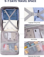 Load image into Gallery viewer, Comfortable 40L Unisex Travel Bag with Padded Laptop Compartment &amp; Luggage Strap