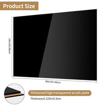 Load image into Gallery viewer, 2 Pieces 24x36 Black Acrylic Sheets - Perfect for DIY Crafts &amp; Photography