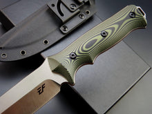 Load image into Gallery viewer, Ergonomic Two-Tone G10 Fixed Blade Knife for Camping &amp; Outdoor Adventures