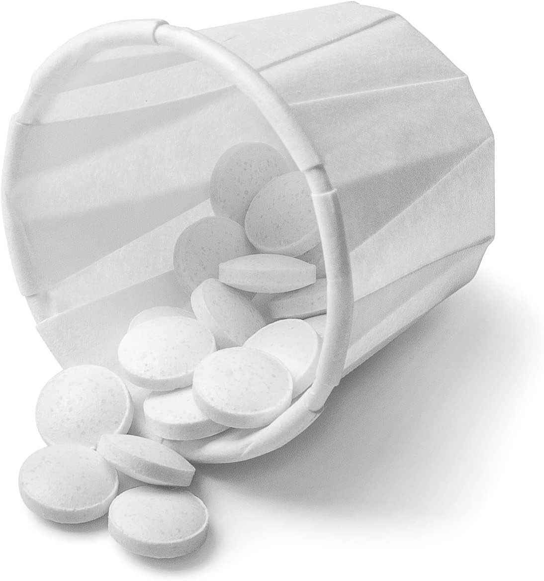 Strong Compostable Paper Souffle Cups [1/2 oz, 2500 Pack] for Home & Medical Use