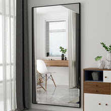 Load image into Gallery viewer, Elegant 76" x 37" Full Length Mirror with Aluminum Frame for Stylish Spaces