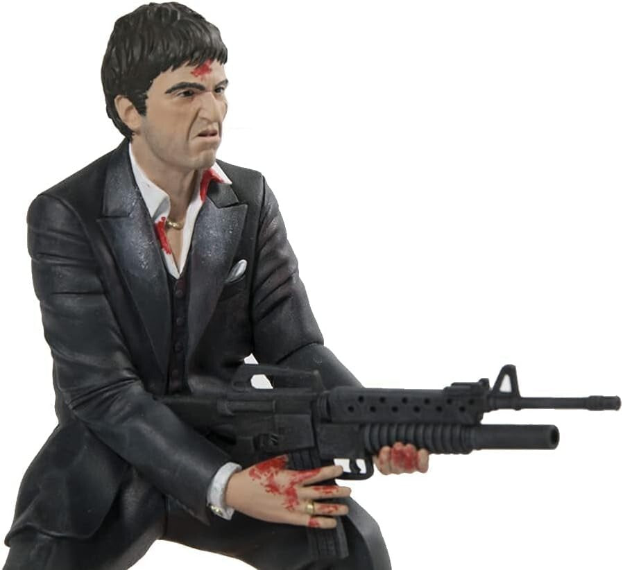 Exclusive 7-Inch Bloody Tony Montana Figure with Colt AR-15 - Limited Edition