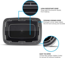 Load image into Gallery viewer, Healthy Meal Prep Made Easy: 150 BPA-Free 16oz Bento Box Containers for Lunches