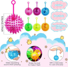 Load image into Gallery viewer, Flashing 2.17" Bouncy Balls - 100 Multicolor Rubber Party Favors for Events