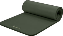 Load image into Gallery viewer, Solana Extra Thick 1-Inch Yoga Mat with Strap - Non-Slip Comfort in Wild Spruce