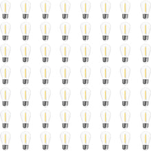 Load image into Gallery viewer, Shatterproof S14 LED String Light Bulbs – 2700K Warm White, 48-Pack for Outdoors