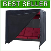 Load image into Gallery viewer, UV-Resistant Outdoor Swing Cover - Premium Protection for 3-Seater Hammocks